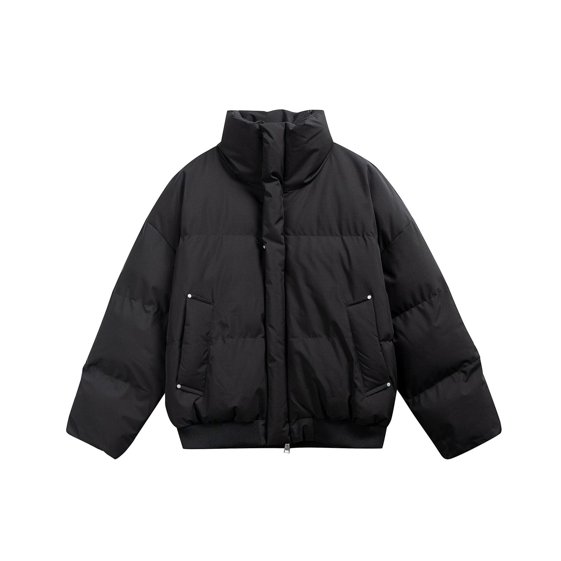 Fleece Lined Hooded Cotton Coat Warm Thick Puffer Jacket