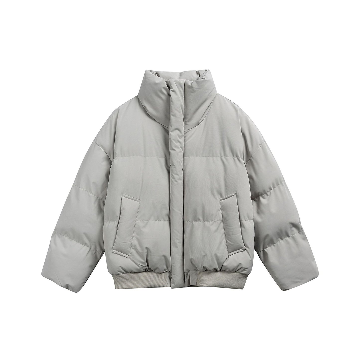 Fleece Lined Hooded Cotton Coat Warm Thick Puffer Jacket