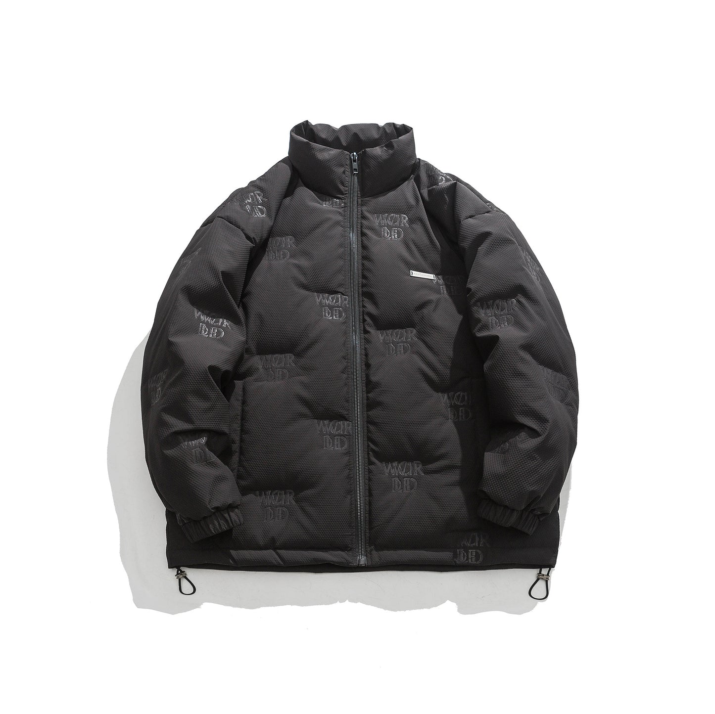 Stand Collar Cotton Coat Simple Solid Color Loose Casual Warm Flight Jacket